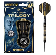  MvG Trilogy 90% NT steeltip dartpile fra Winmau 23 gr